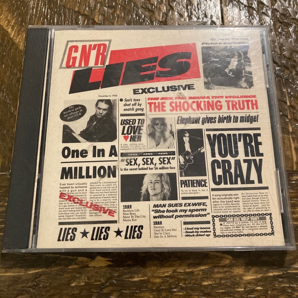 Guns N Roses - Lies CD 1988